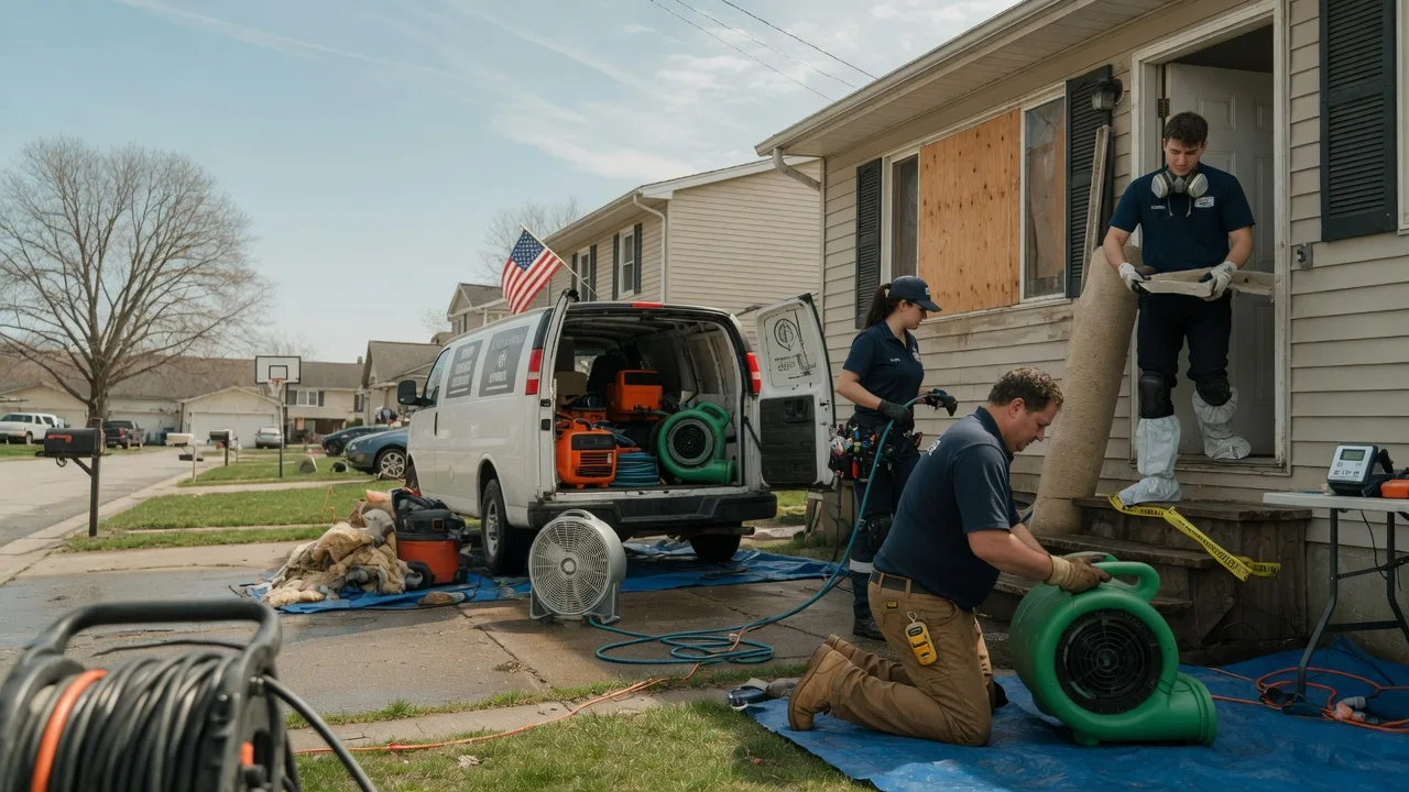Water Damage Restoration in Tuscola, IL near me